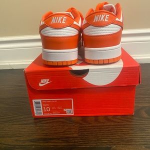 Nike orange dunk